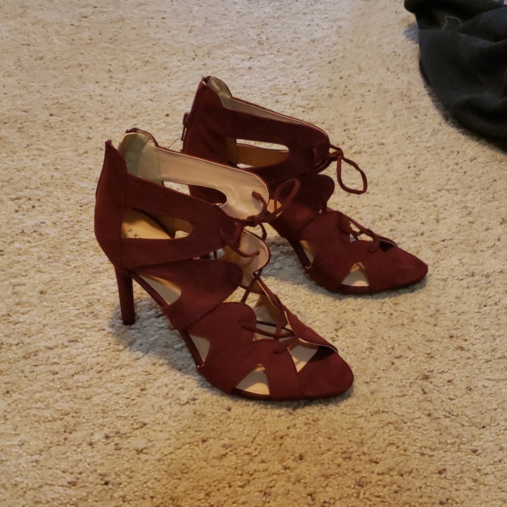Express Brand Red Heels